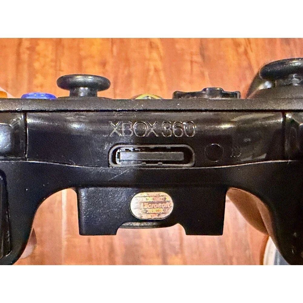 3 x Genuine OEM Black Microsoft Xbox 360 Wireless Controller - Works